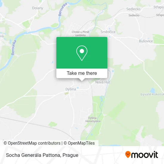 Карта Socha Generála Pattona