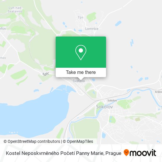Kostel Neposkvrněného Početí Panny Marie map