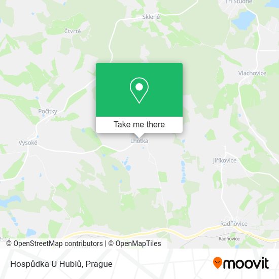 Карта Hospůdka U Hublů
