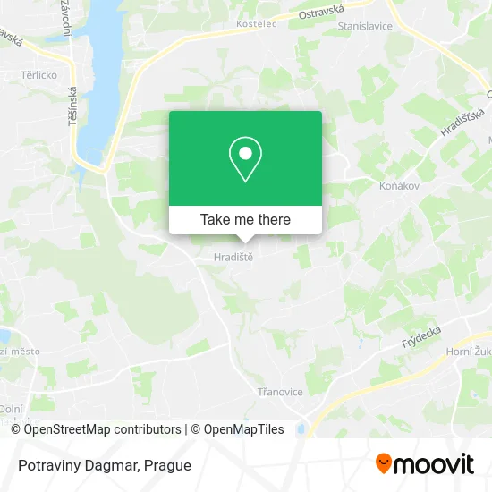 Potraviny Dagmar map