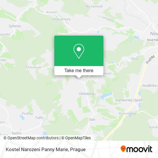 Kostel Narozeni Panny Marie map