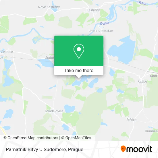 Карта Památník Bitvy U Sudoměře