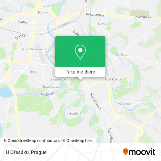 Карта U Ořešáku