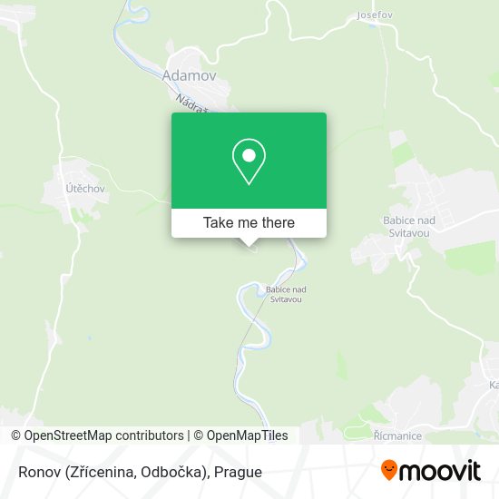 Ronov (Zřícenina, Odbočka) map