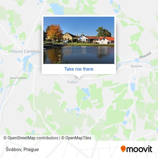 Карта Švábov