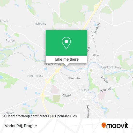 Карта Vodní Ráj