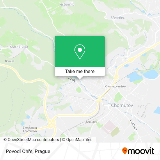 Карта Povodí Ohře