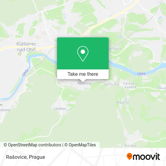 Карта Rašovice