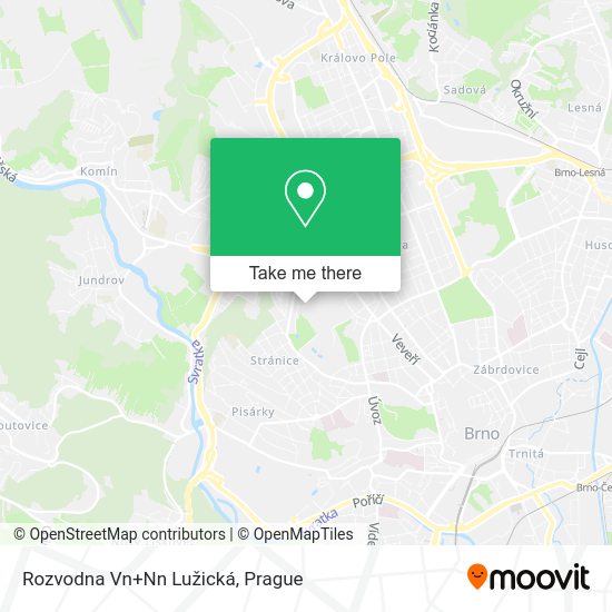 Rozvodna Vn+Nn Lužická map
