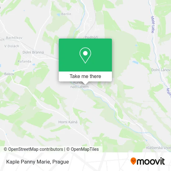 Карта Kaple Panny Marie