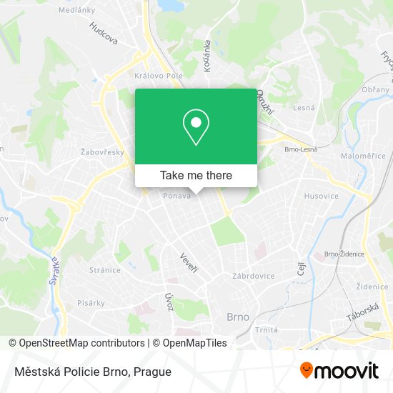 Městská Policie Brno map