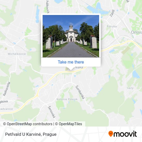 Petřvald U Karviné map