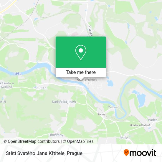 Stětí Svatého Jana Křtitele map