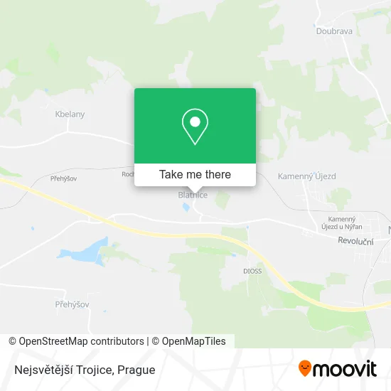 Nejsvětější Trojice map