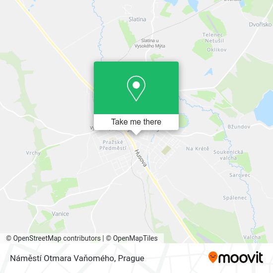 Náměstí Otmara Vaňomého map