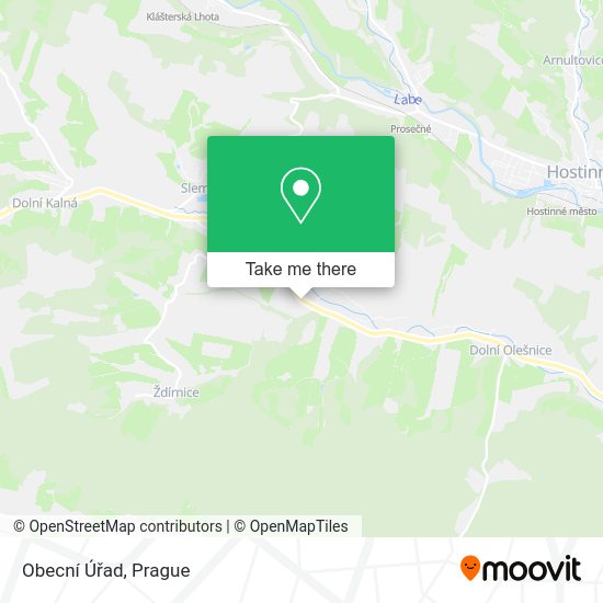 Obecní Úřad map