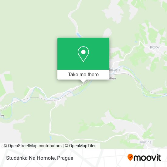 Studánka Na Homole map