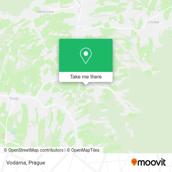 Карта Vodárna