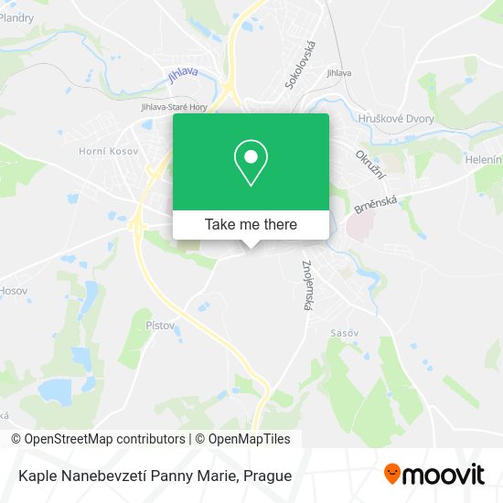 Kaple Nanebevzetí Panny Marie map