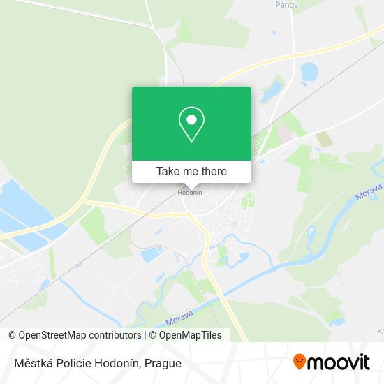 Městká Policie Hodonín map