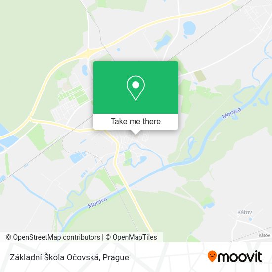 Základní Škola Očovská map