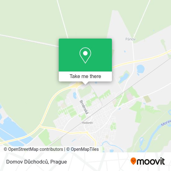 Domov Důchodců map