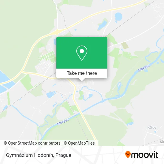 Карта Gymnázium Hodonín