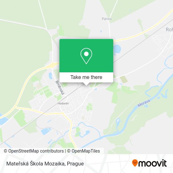 Mateřská Škola Mozaika map