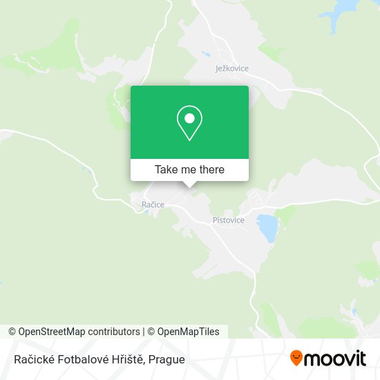 Račické Fotbalové Hřiště map