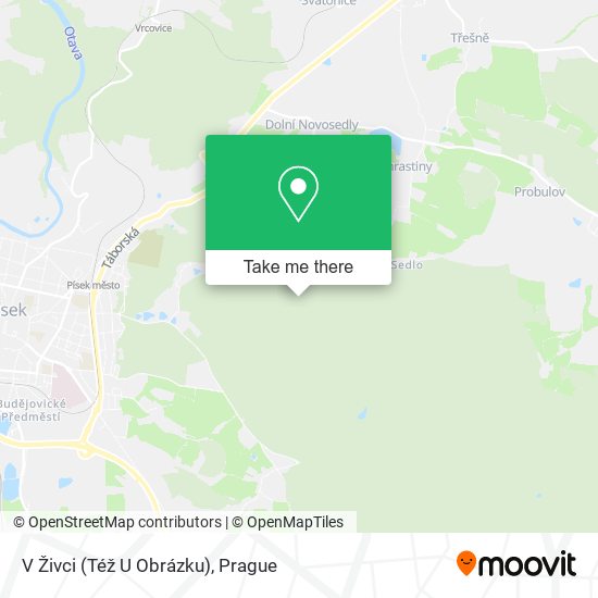 V Živci (Též U Obrázku) map