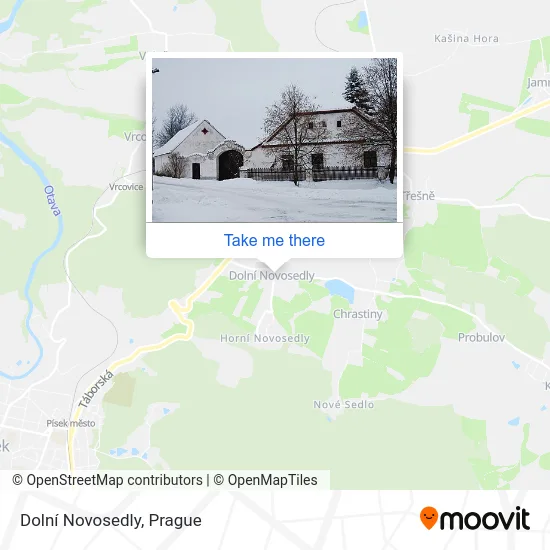 Карта Dolní Novosedly