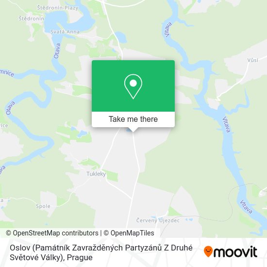 Oslov (Památník Zavražděných Partyzánů Z Druhé Světové Války) map