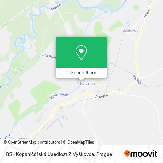 B5 - Kopaničářská Usedlost Z Vyškovce map