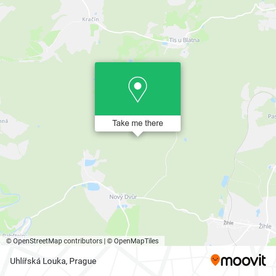 Uhlířská Louka map