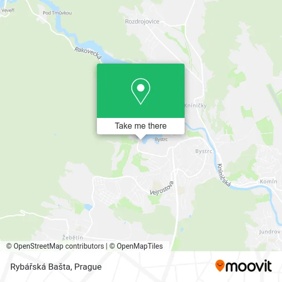 Карта Rybářská Bašta