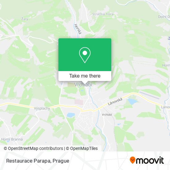 Карта Restaurace Parapa