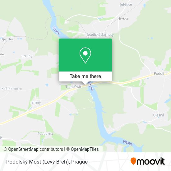 Podolský Most (Levý Břeh) map