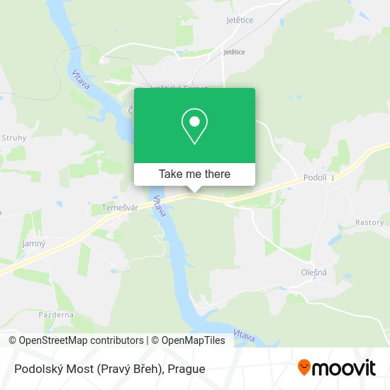 Podolský Most (Pravý Břeh) map