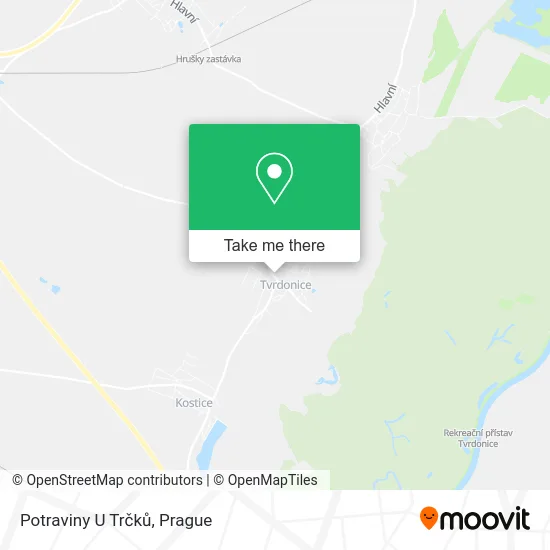 Карта Potraviny U Trčků