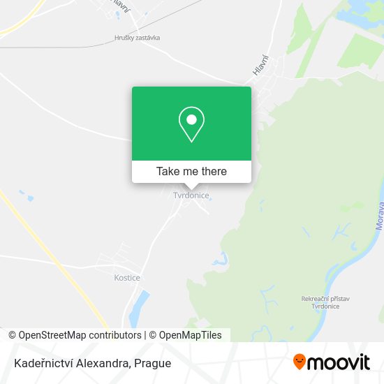 Kadeřnictví Alexandra map