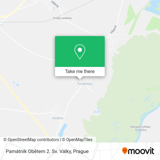 Památník Obětem 2. Sv. Války map