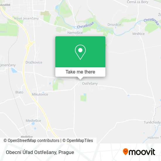 Obecní Úřad Ostřešany map