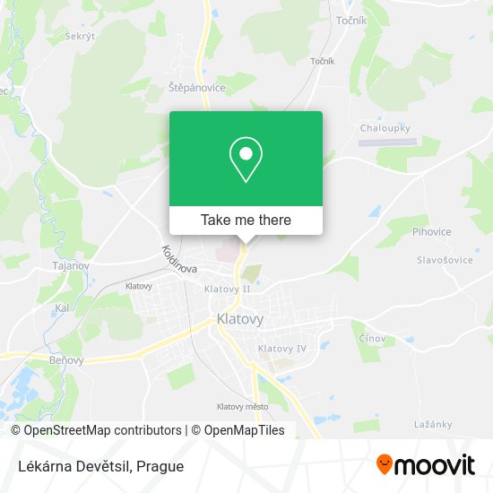 Lékárna Devětsil map