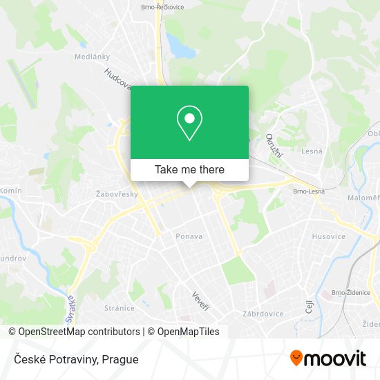 České Potraviny map
