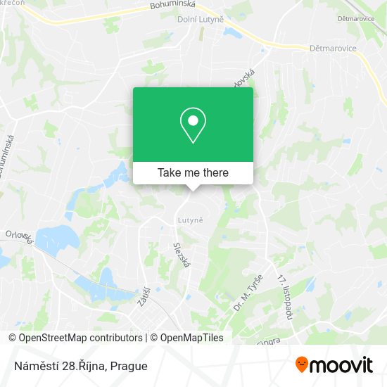 Náměstí 28.Října map