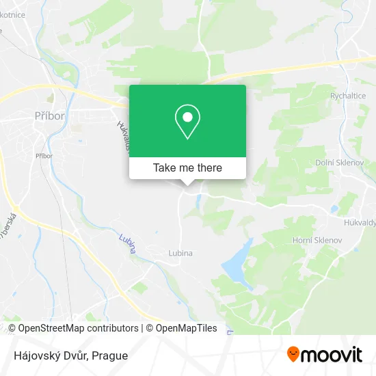 Карта Hájovský Dvůr