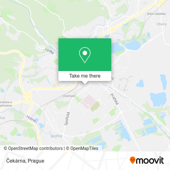 Карта Čekárna