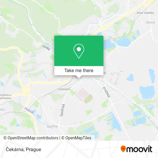 Карта Čekárna
