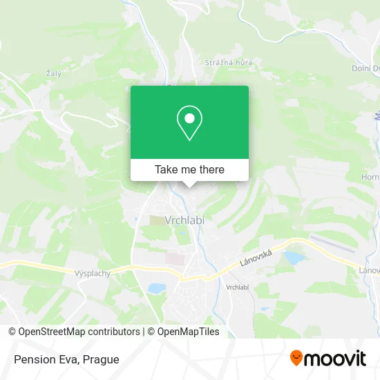 Карта Pension Eva