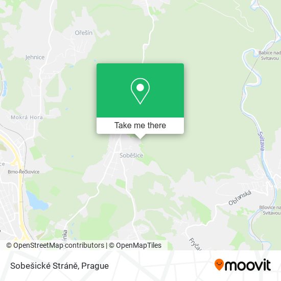 Sobešické Stráně map